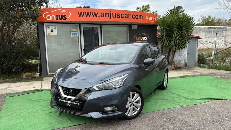 Nissan Micra 1.0 IG-T N-Connecta 2019 perfil frente direita 138494km Stand Anjuscar Gondomar Porto